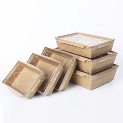 테이크아웃식음식 주문 제작된 식품 패키징 박스 / 크라프트 지 푸드 박스 ODM FSC