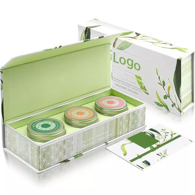 Lid로 상자, 맞춘 금속 차 양철통을 패키징하는 OEM / ODM 차