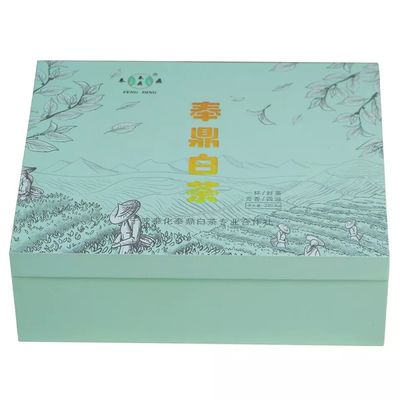 스탬핑 / 엠보싱 차 스토리지 박스, 금속 주석과 맞춘 용지대 박스