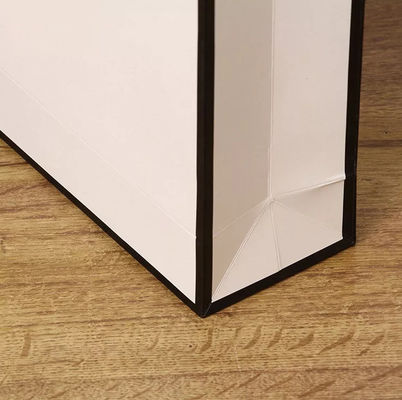 재활용할 수 있는 크라프트 지 핸드백 마분지 로우프 핸들 선물 가방 ISO