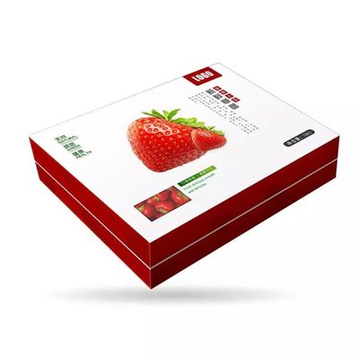 주문을 받아서 만들어진 과일 및 Veg 판지 상자 물결 모양 장방형