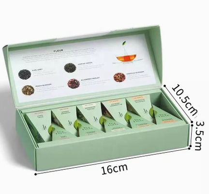 손으로 만들어서 접는 맞춘 인쇄된 마분지 종이 티박스