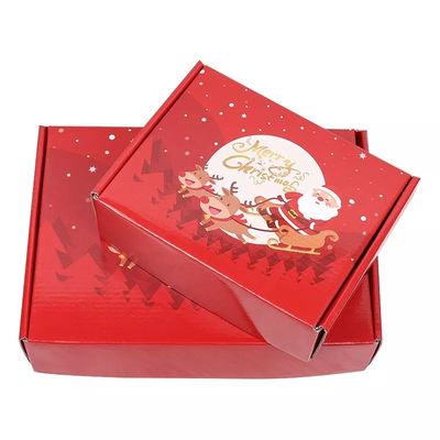 프린팅을 엠보싱 처리하는 크리스마스 캘린더 크리스마스 판지 선물 상자