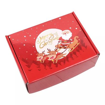 프린팅을 엠보싱 처리하는 크리스마스 캘린더 크리스마스 판지 선물 상자